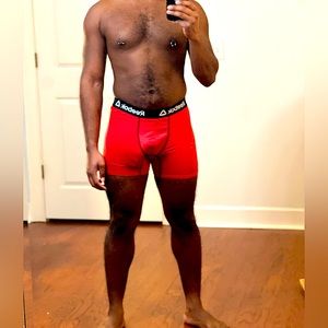 Reebok Dry-fit Men’s Boxer Briefs - Red